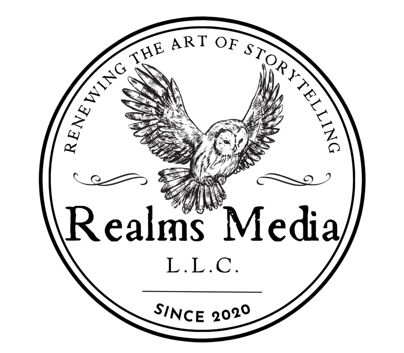 Realms Media artist-led film production company logo
